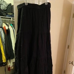 Tiered Ann Taylor Maxi Skirt - High Low
